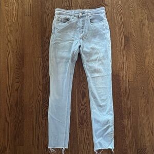 Rag & bone Light Blue Distressed Jeans